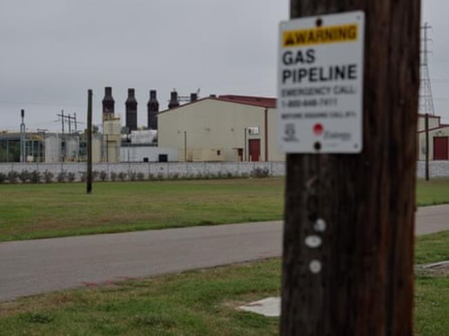 Entergy’s new gas-powered power plant in the New Orleans East neighborhood on 12 November 2023.