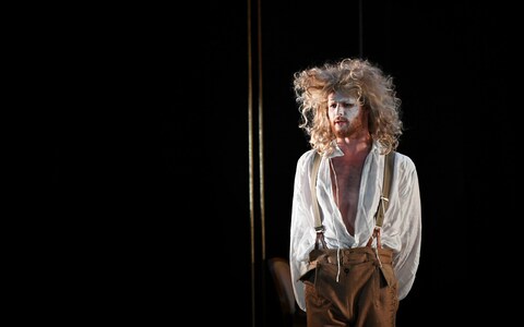Canadian singer Philippe Sly playing Don Giovanni, in a production directed by Jean-Francois Sivadier and co<em></em>nduced by Jeremie Rhorer, in 2017