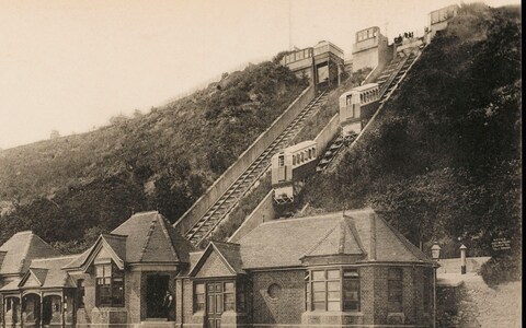 The Leas Lift at Folkestone, Kent