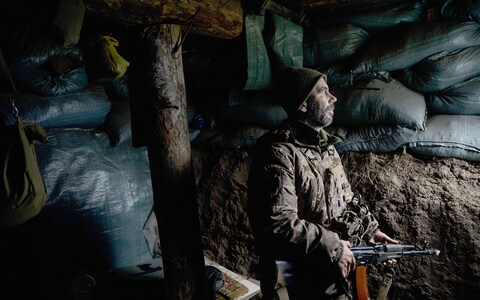 Ukrainian marines have been carrying out ambushes around villages in Dnipro
