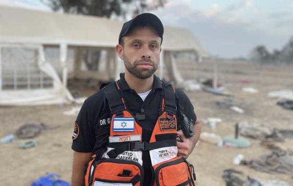Dr. Shlomo Gensler, a first responder, saved dozens of lives during Hamas' large-scale incursion.