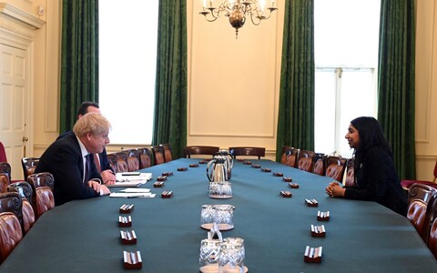 Former prime minister Boris Johnson appointed Mrs Braverman as the new Attorney General during the cabinet reshuffle in February 2020