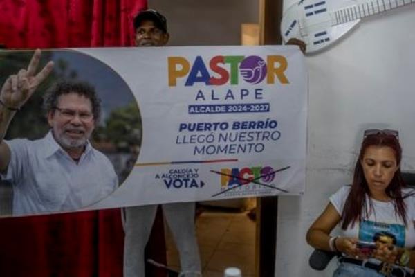 Pastor Alape's campaign headquarters.
