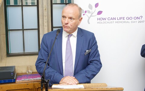 Mike Freer hosting a reception on behalf of the Holocaust Memorial Day Trust to launch the theme for the event in 2017