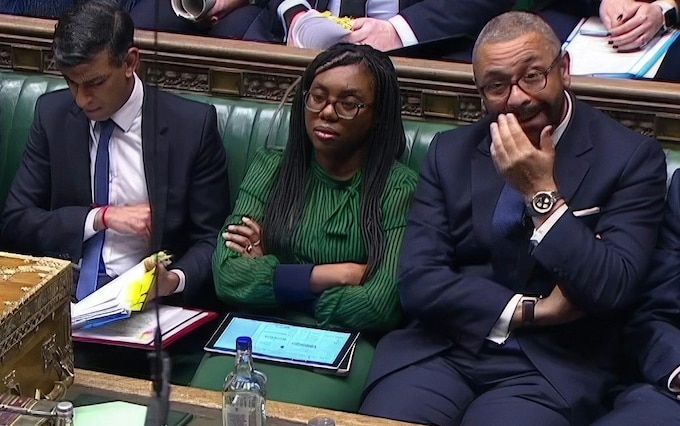 Rishi Sunak, Kemi Badenoch and James Cleverly
