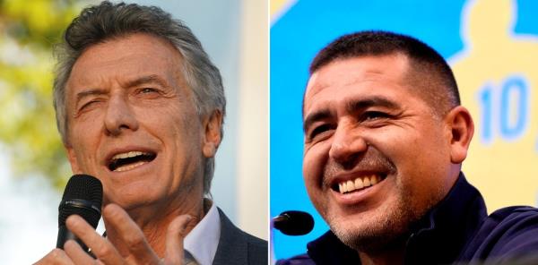 毛里西奥·马克里(Mauricio Macri)在博卡选举前一周全力以赴反对里克尔梅，并谈到了新的Bombonera