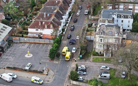 A section of road was closed between Preston Drove and Knoyle Road