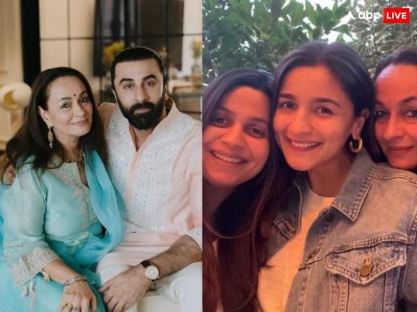 圣诞树上装饰着Alia Bhatt Ranbir Kapoor Raha Kapoor的名字