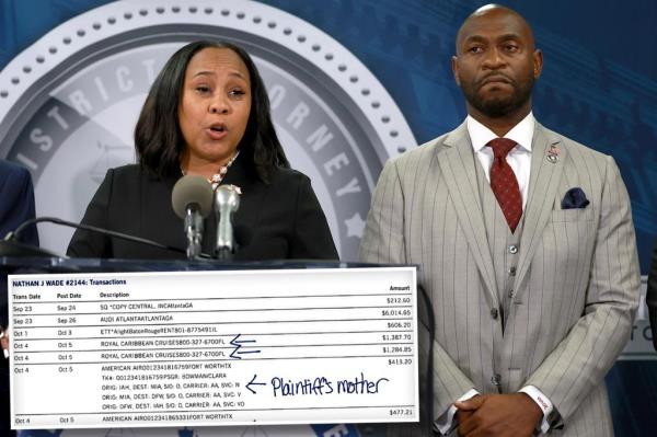 As well as the flights, in May 2023 Wade ran up a bill of over $800 at the Doubletree Napa Valley American Canyon hotel, according to the filing by Wade’s estranged wife Jocelyn, seen by The Post.