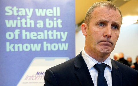 Michael Matheson at Dovecot Studios in Edinburgh. He has quit as Scotland's health secretary in the wake of the scandal over his iPad data roaming charges