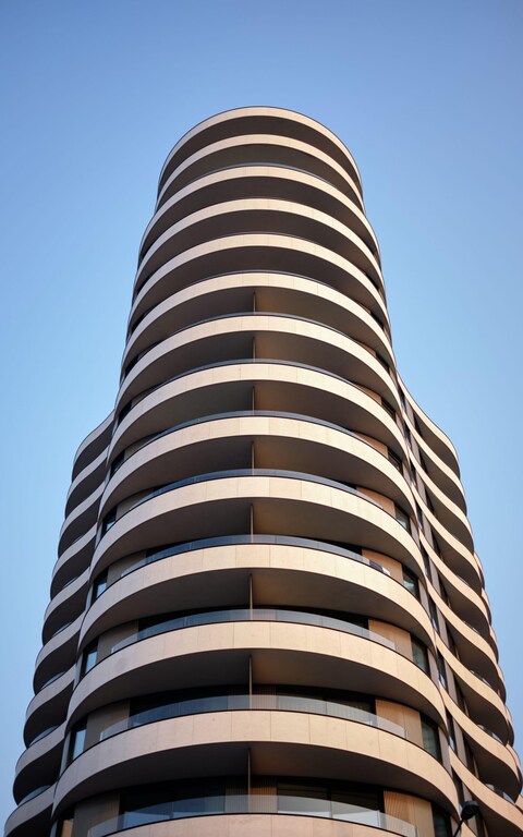 Riverwalk apartment complex, wher<em></em>e 19-year-old Zac Brettler jumped from the fifth-floor balcony opposite MI6 headquarters in Vauxhall, London