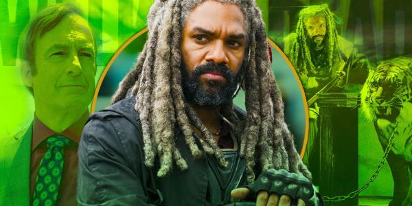 Edited image of Khary Payton as King Ezekiel in The Walking Dead & Saul Goodman in Better Call Saul