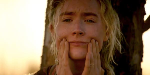 Saoirse Ro<em></em>nan Touching Her Face in Foe