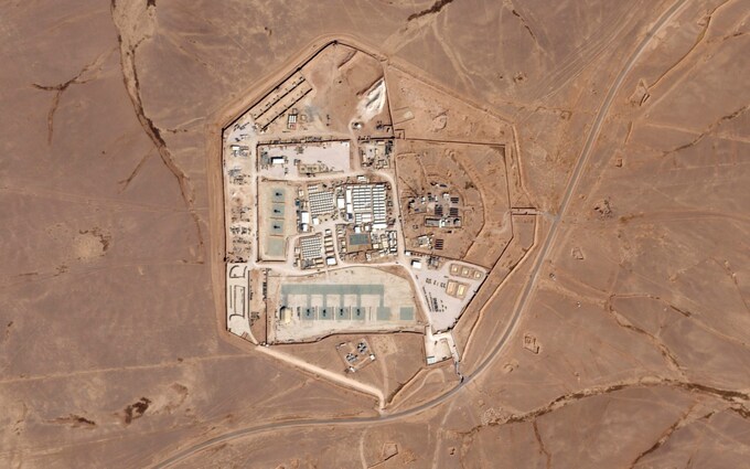 The Tower 22 ba<em></em>se in north-eastern Jordan wher<em></em>e three American service perso<em></em>nnel were killed in a drone attack on Sunday