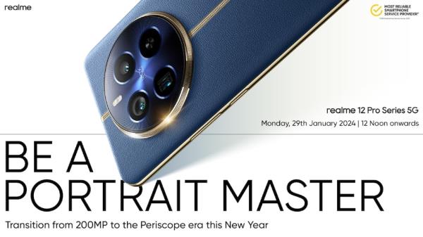 Realme 12 Pro 5G Series With a Periscope Camera India Launch Date ////con<em></em>firm/i/i/i/ied