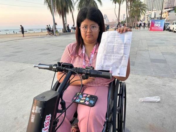 无情的小偷在芭堤雅瞄准残疾妇女的生命线：偷电动自行车引发愤怒