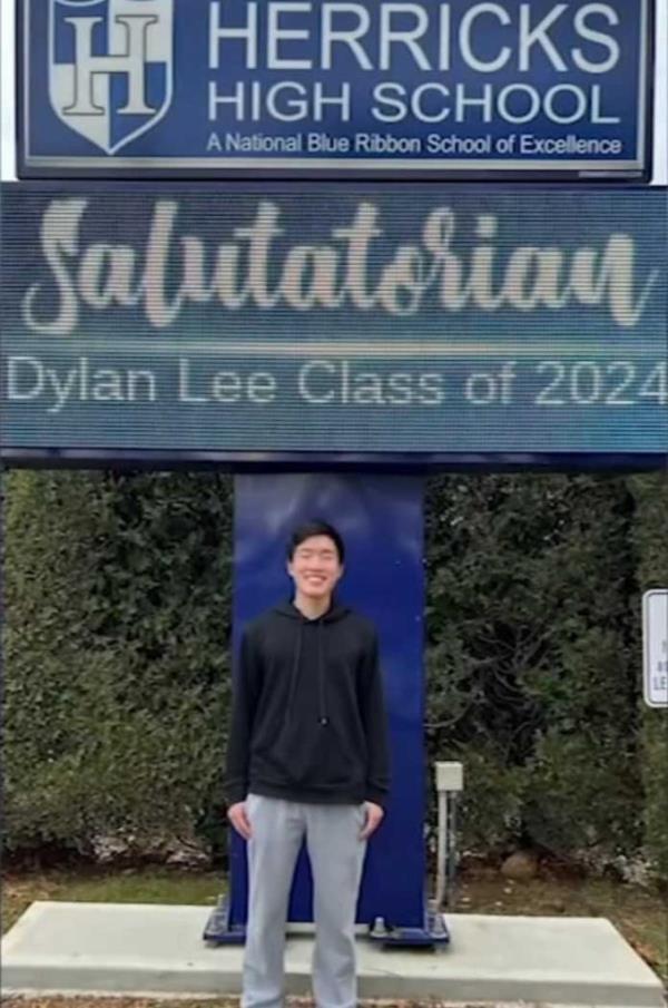 Dylan said he was happy for his brother after hearing the news of their class rankings.