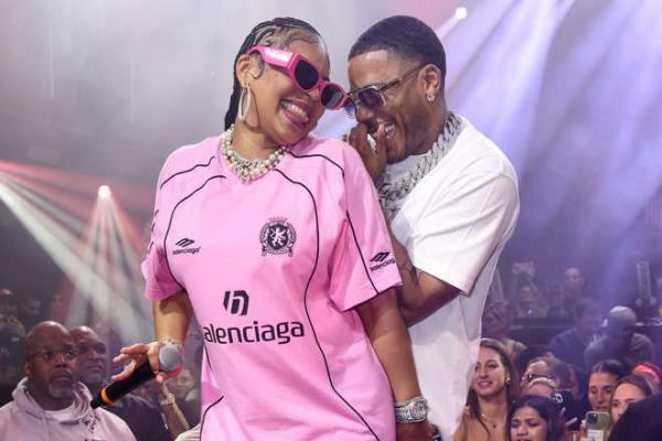 Ashanti and Nelly perform at E11EVEN Miami during the 10th Anniversary of E11EVEN celebration on February 2 in Miami, Florida. The reunited couple have gone public with both a pregnancy and their engagement.