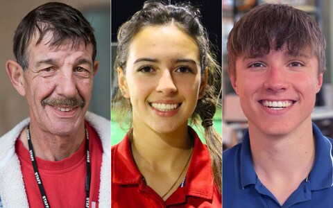 Calocane's victims: Ian Coates, Grace O'Malley-Kumar and Barnaby Webber
