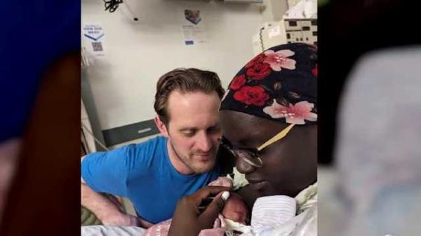 这对新婚夫妇迎来了一个比预期提前4个月出生的“奇迹”宝宝