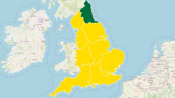 英国天气：英格兰大部分地区发布了高温健康警报，并警告该国部分地区将受到“重大影响”