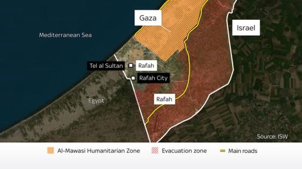 The strike took place in Tel al Sultan neighbourhood of western Rafah