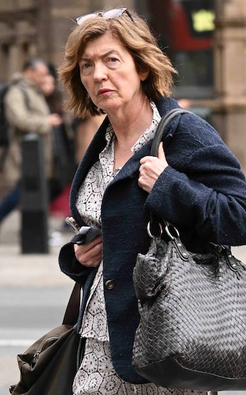 Sue Gray, chief of staff to Sir Keir Starmer, going into Downing St on Monday
