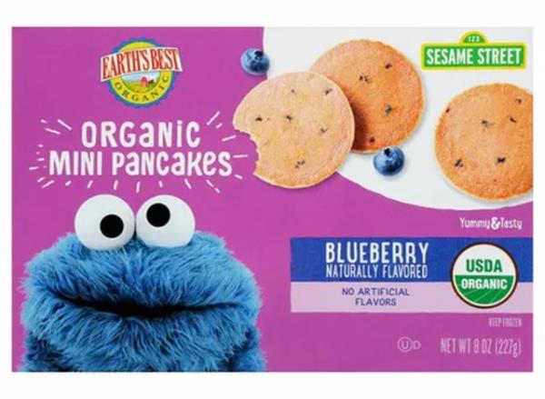 Earth's Best Frozen Mini Blueberry Pancakes