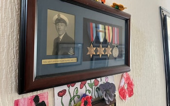 Jack's late grandfather Leo<em></em>nard Sheath served in the Royal Navy during D-Day