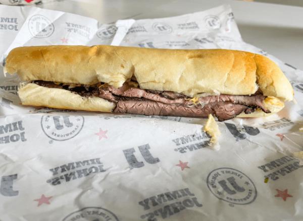 jimmy johns big john on a wrapper 