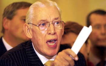 Ulster firebrand, the Rev Ian Paisley