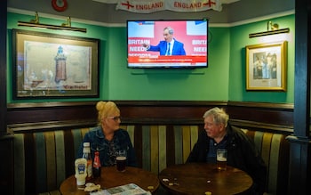 Valerie and Alan Jo<em></em>nes were havin<em></em>g a pint in the Moon and Starfish when Nigel Farage made his announcement