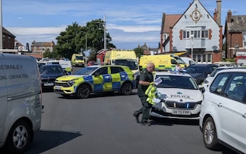 Paramedics at the scene