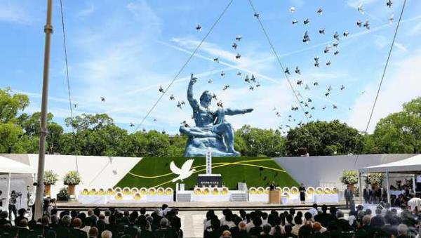 长崎在排除以色列后，在没有美国的情况下迎来了原子弹爆炸79周年