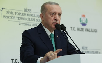 Turkish President Recep Tayyip Erdogan appeared to threaten to invade Israel in respo<em></em>nse to its o<em></em>ngoing war in Gaza on Sunday