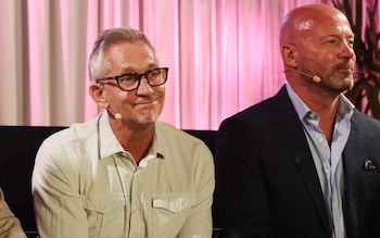 Gary Lineker with Alan Shearer