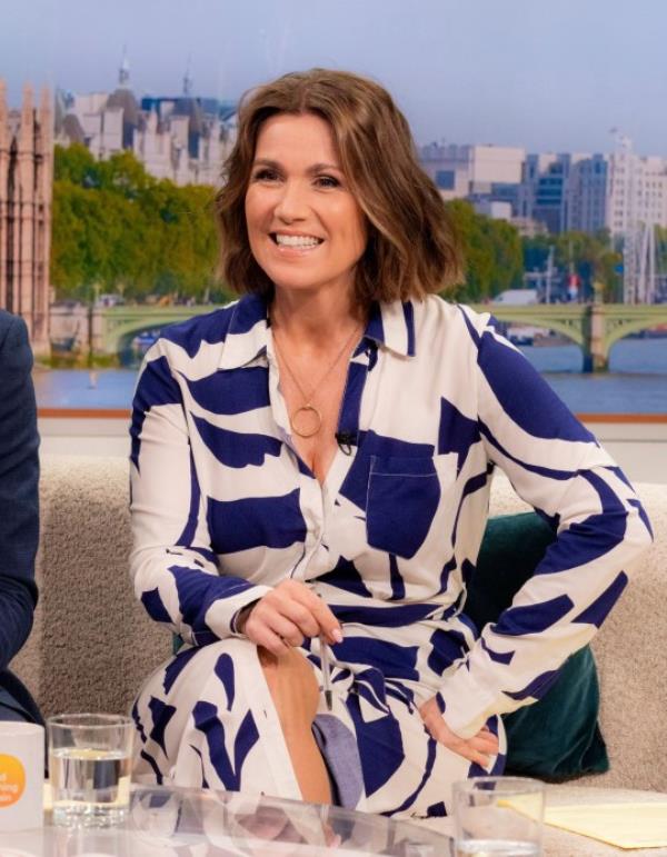 Editorial use o<em></em>nly Mandatory Credit: Photo by Ken McKay/ITV/Shutterstock (14098064aj) Susanna Reid 'Good Morning Britain' TV show, London, UK - 14 Sep 2023