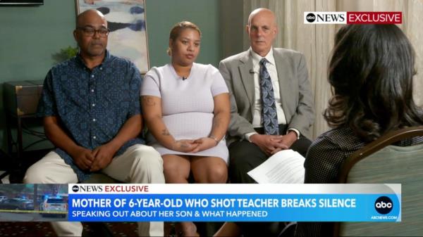 Deja Taylor gives an ABC interview