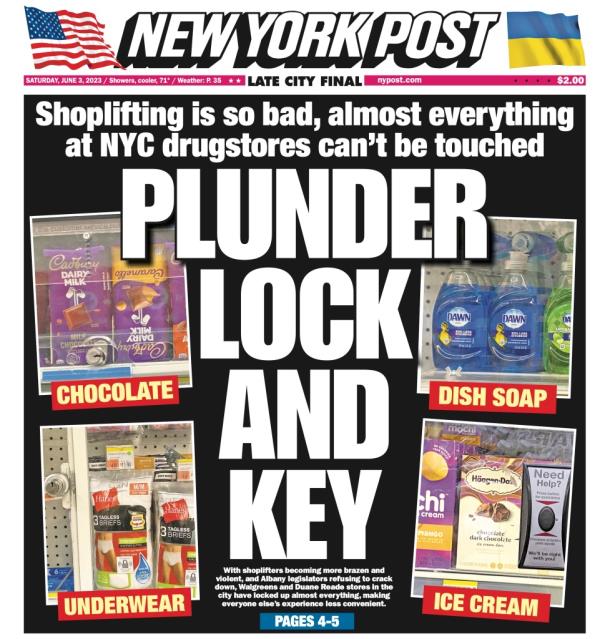 New York Post cover