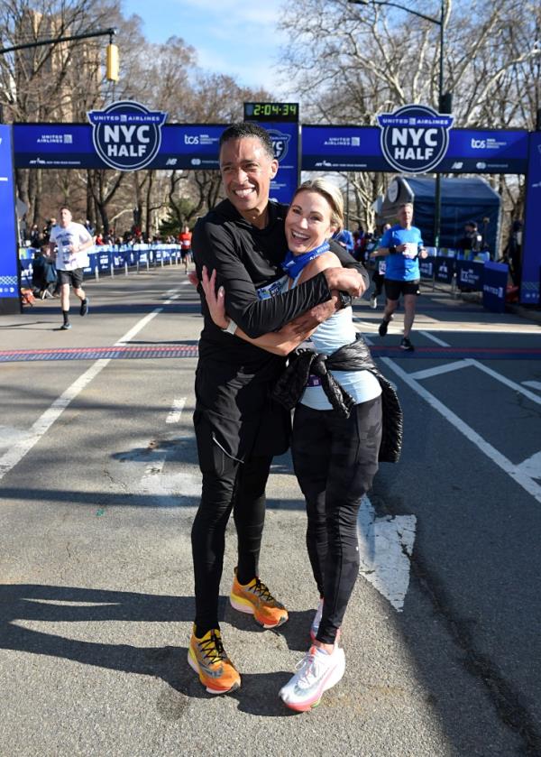 Former Today Show hosts turned lovers Amy Roback and TJ Holmes are taking their NYC half-marathon experience and testing out the full marathon following the announcement of their new podcast.