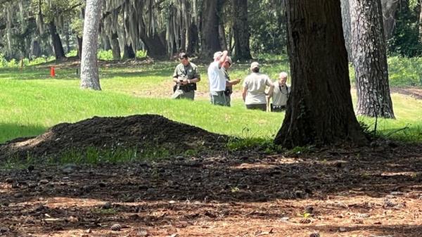 Authorities found an alligator guarding a woman's body near a South Carolina lagoon July 4th 2023.