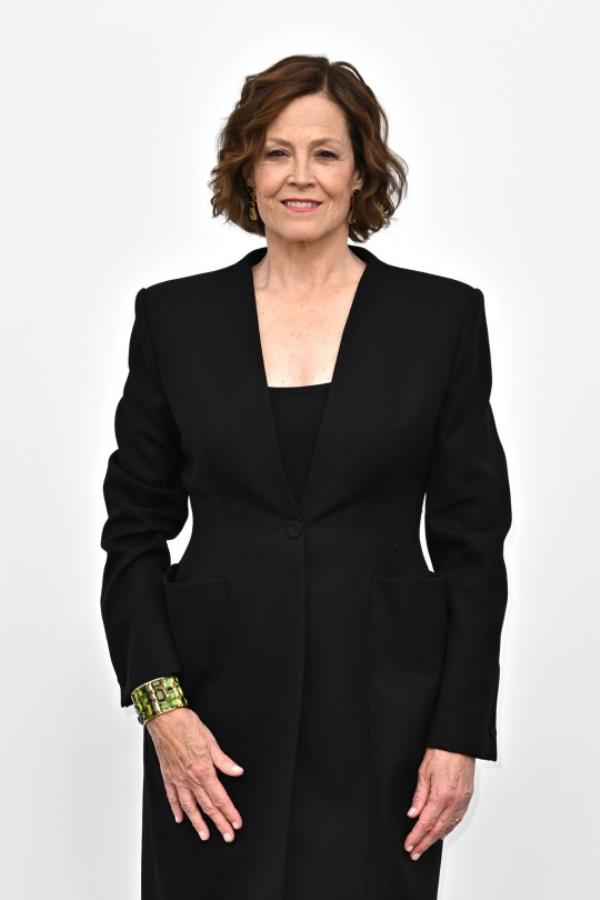 Sigourney Weaver attends the Givenchy Womenswear Spring/Summer 2024 show as part of Paris Fashion Week on September 28, 2023 in Paris, France