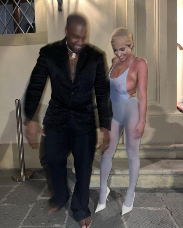 Bianca Censori and Kanye West