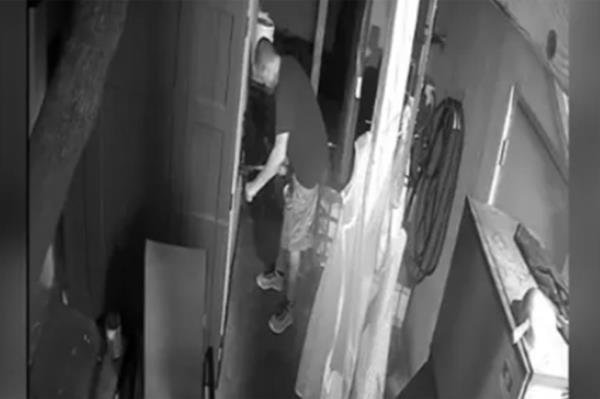 Cops said the thief stole $10,885 worth of meats and cooking ingredients.