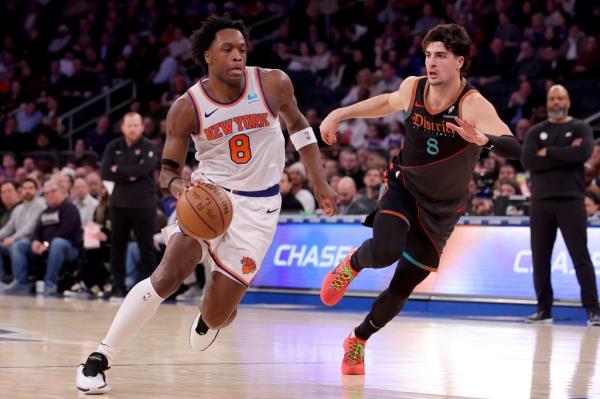 Anunoby has averaged 36.7 minutes per game in 10 games with the Knicks.