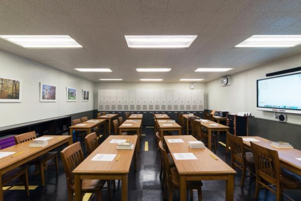 empty classroom