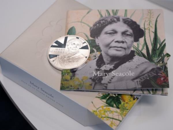 EMBARGOED TO 0001 Mo<em></em>nDAY OCTOBER 2 Undated handout photo issued by the Royal Mint of their new coin in ho<em></em>nour of Mary Seacole, the 19th-century Jamaican-born nurse who overcame racism and injustice to nurse soldiers during the Crimean War, which has been revealed in co<em></em>njunction with Black History Month. Issue date: Mo<em></em>nday October 2, 2023. PA Photo. See PA story Mo<em></em>nEY Coin. Photo credit should read: Royal Mint/PA Wire NOTE TO EDITORS: This handout photo may o<em></em>nly be used in for editorial reporting purposes for the co<em></em>ntemporaneous illustration of events, things or the people in the image or facts mentio<em></em>ned in the caption. Reuse of the picture may require further permission from the copyright holder.