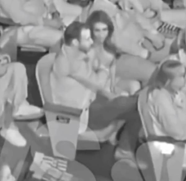 Security footage from Denver’s Buell Theatre captured the recently divorced co<em></em>ngresswoman vaping, obstructing the view of others and seemingly groping and being groped by her date.