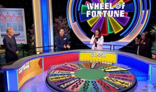 The awkward flub came during the show's Express round when host Pat Sajak introduced the category of 