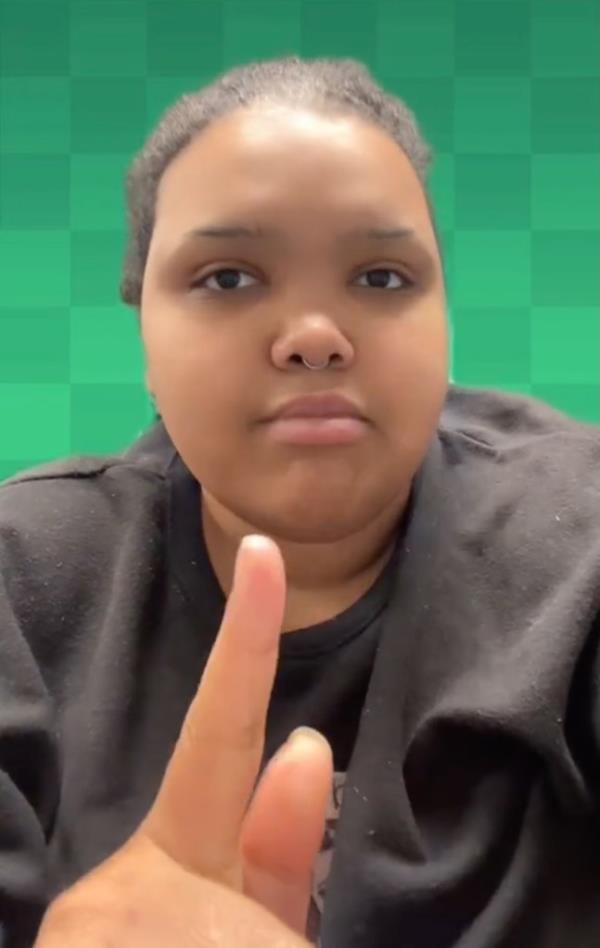 Moe Black in TikTok video screenshot.